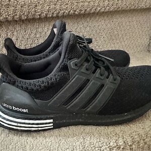 Adidas Black Ultra Boost Athletic Shoes